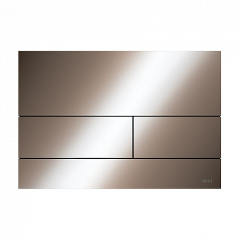 TECE 9240841 Металлическая панель (кнопка) смыва для унитаза TECEsquare, PVD покрытие: глянец, красный позолоченный