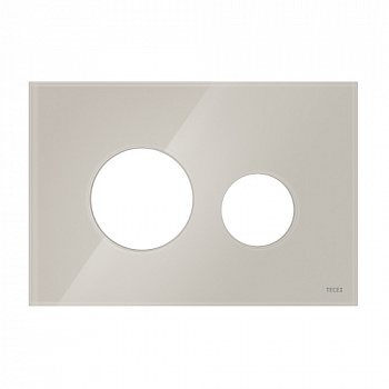 TECE 9240617 Стеклянная лицевая панель смыва для унитаза TECEloop modular, стекло светло-бежевое 