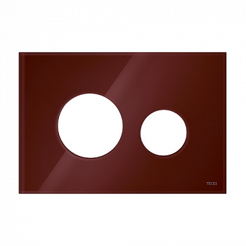 TECE 9240679 Стеклянная лицевая панель смыва для унитаза TECEloop modular, рубиновый