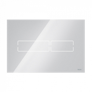 TECE 9240960 Стеклянная панель (кнопка) смыва для унитаза TECElux Mini с электронным сенсорным приводом, стекло белое