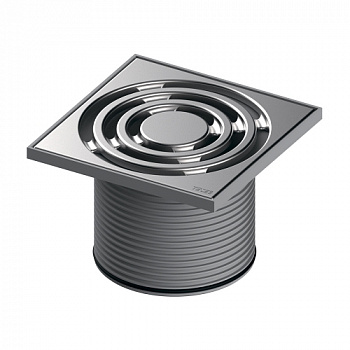 TECE 3660003 Декоративная решетка TECEdrainpoint S, 150 мм, в пластиковой рамке, с монтажным элементом