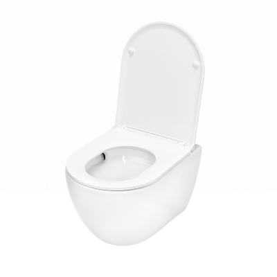 TECE 9700998 Унитаз подвесной TECEspring R с крышкой микролифт