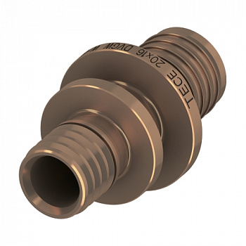 ТЕСЕ 706604 Соединение труба-труба редукционное TECEflex 25 x 16, бронза