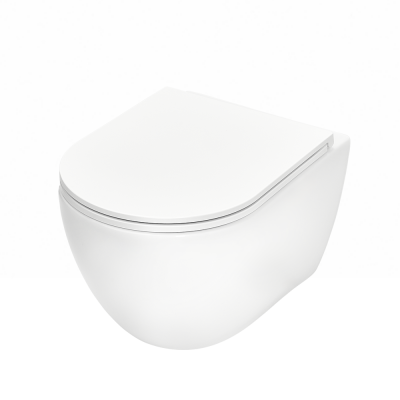 TECE 9700998 Унитаз подвесной TECEspring R с крышкой микролифт