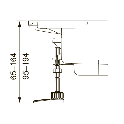 TECE 674000 Комплект опор TECEdrainprofile