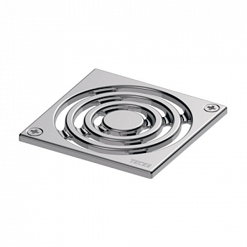 TECE 3665000 Декоративная решетка TECEdrainpoint S, нержавеющая сталь, 100 мм, с фиксаторами