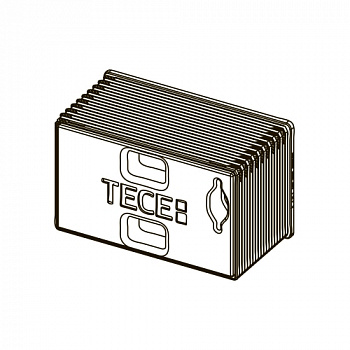 Монтажный туннель TECE с заглушкой из полистирола,9820499