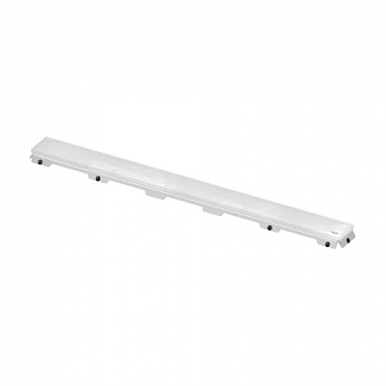 Стеклянная панель TECEdrainline для душевого канала, прямая, стекло белое