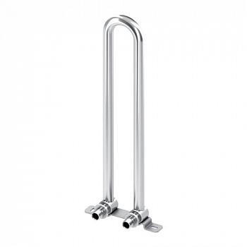 ТЕСЕ 714901 Монтажный узел TECEflex для подключения радиаторов, напольный, никелированный