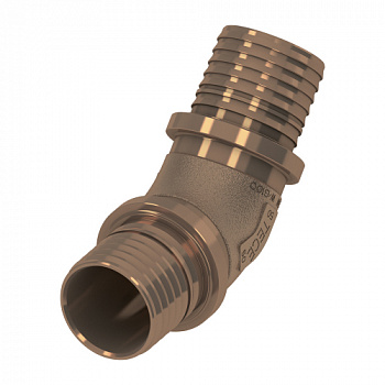 ТЕСЕ 707169 Уголок соединительный 45° TECEflex 40 x 40, бронза