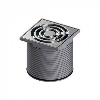 TECE 3660001 Декоративная решетка TECEdrainpoint S, 100 мм, в пластиковой рамке, с монтажным элементом