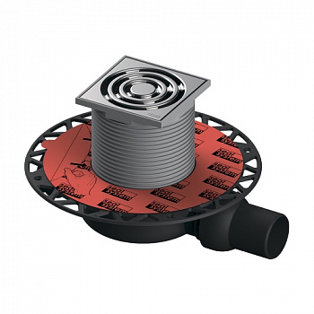 TECE 3601100 Трап TECEdrainpoint низкий  S 110, с универсальным фланцем Seal System
