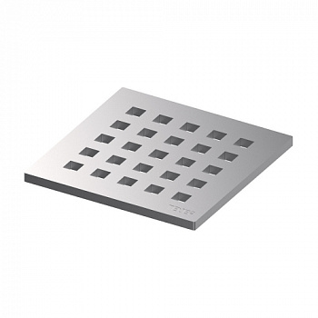 TECE 3665006 Декоративная решетка TECEdrainpoint S "quadratum", нержавеющая сталь, 100 мм