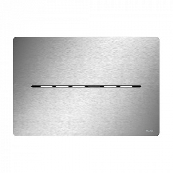 TECE 9240454 Металлическая панель (кнопка) смыва для унитаза TECEsolid с бесконтактной активацией, питание от сети 230 В, нержавеющая сталь, сатин (с покрытием против отпечатков пальцев)