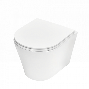 TECE 9700997 Унитаз компактный подвесной TECEspring K  с крышкой микролифт и смывом торнадо