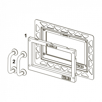 TECE Монтажная рамка для монтажа на уровне стены