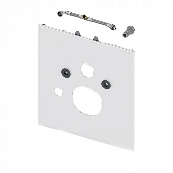 Нижняя стеклянная панель TECElux для установки унитазов-биде (Geberit Aquaclean Sela и т. п.), белая, 9650104