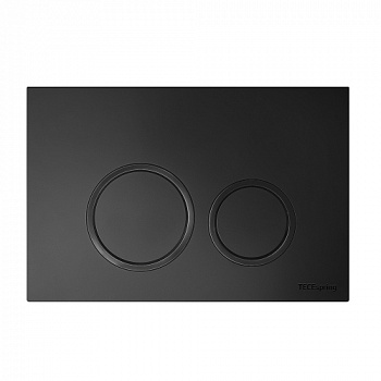 TECE 9940104 Пластиковая панель (кнопка) смыва для унитаза TECEspring R, черная матовая