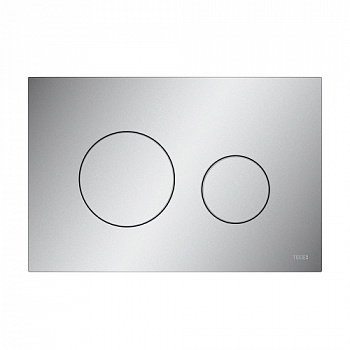 TECE 9240922 Пластиковая панель (кнопка) смыва для унитаза TECEloop 2.0, хром матовый