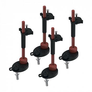 TECE 3690007 Комплект опор со звукоизолирующими прокладками для сифонов TECEdrainpoint S