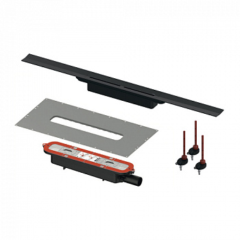 TECE 641025 Комплект для монтажа душевого профиля TECEdrainprofile с черным PVD покрытием