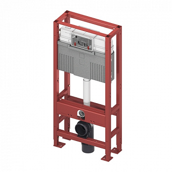 TECE 9500393 Инсталляция для унитаза TECEconstruct со сливным бачком Uni 2.0, NEW на четырех опорах, высота 1120 мм