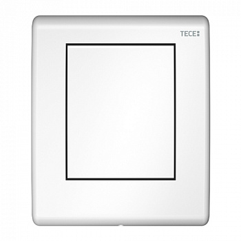Металлическая панель (кнопка) смыва для писсуара TECEplanus, белая глянцевая, 9242314