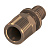 Соединение прямое с ниппелем TECEflex 40 x R 1 1/4", бронза