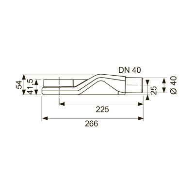 Сифон TECEdrainline «низкий» DN 40 боковой слив, 650004