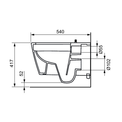 TECE 9700205 Унитаз TECEneo с гигиеническим душем