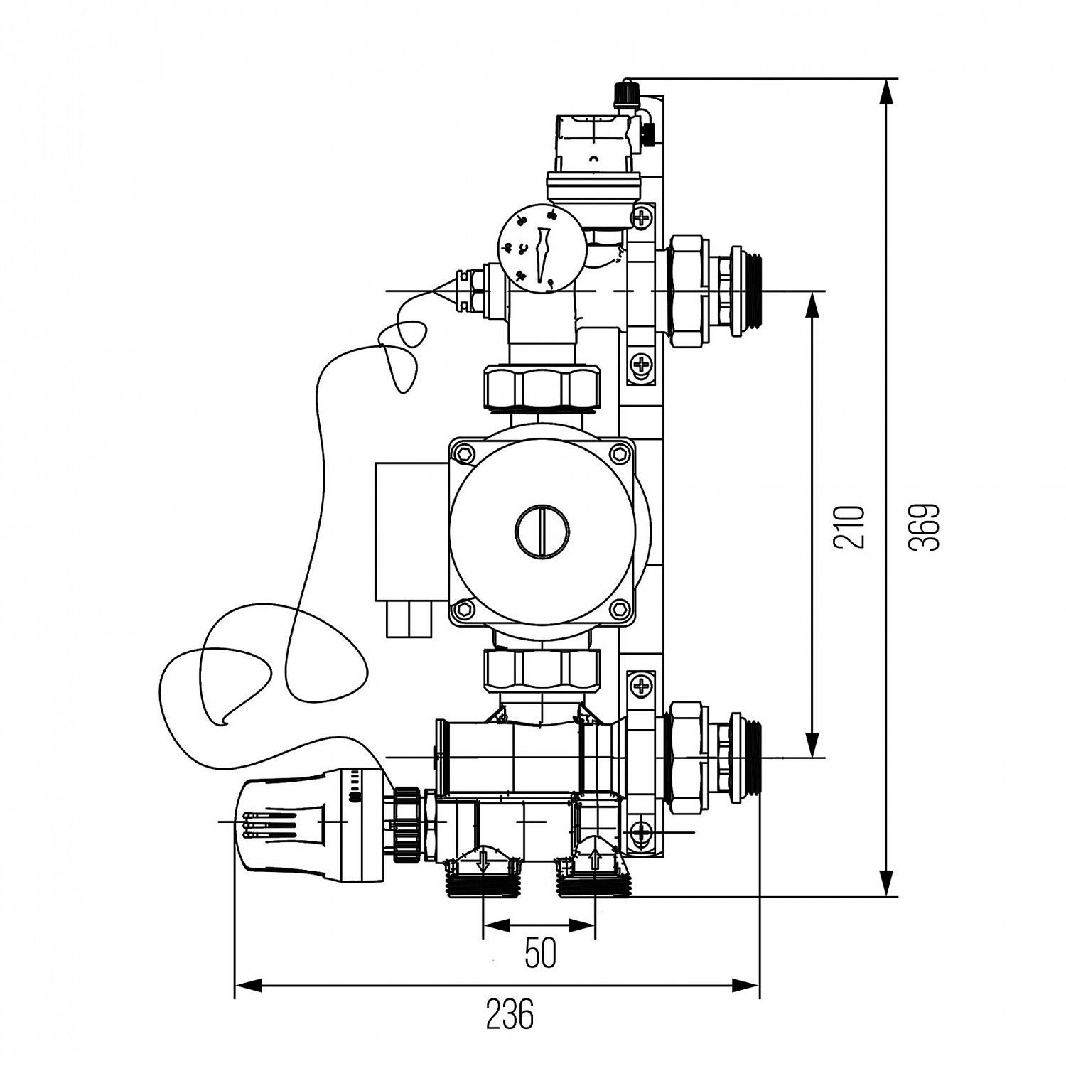 Насосно-смесительный узел URANUM
