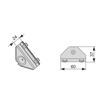 Угловое соединение TECEspring