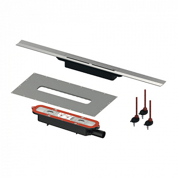 TECE 641024 Комплект для монтажа душевого профиля TECEdrainprofile нержавеющая сталь, сатин