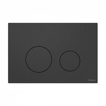TECE S240925 Пластиковая панель (кнопка) смыва для унитаза TECEspring loop, черная матовая