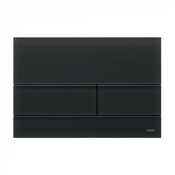 TECE 9240825 Стеклянная панель (кнопка) смыва для унитаза TECEsquare II, cтекло черное, сатинированное