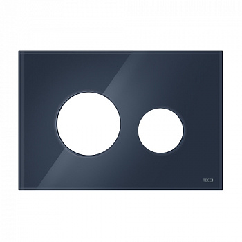 TECE 9240615 Стеклянная лицевая панель смыва для унитаза TECEloop modular, вечерняя синева
