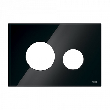 TECE 9240674 Стеклянная лицевая панель смыва для унитаза TECEloop modular, черная